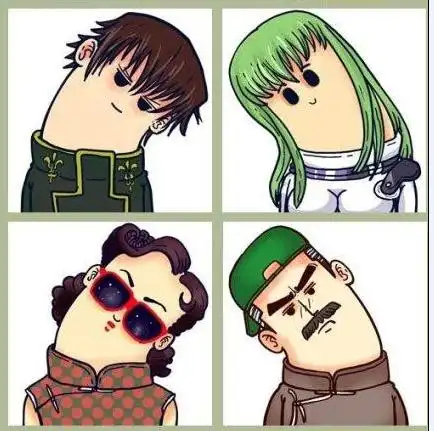 有爱的歪脖子情侣头像