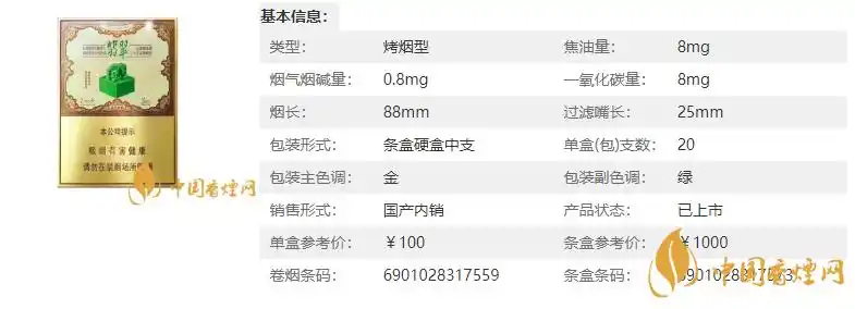 玉溪翡翠双中支价格一览玉溪翡翠双中支多少一包