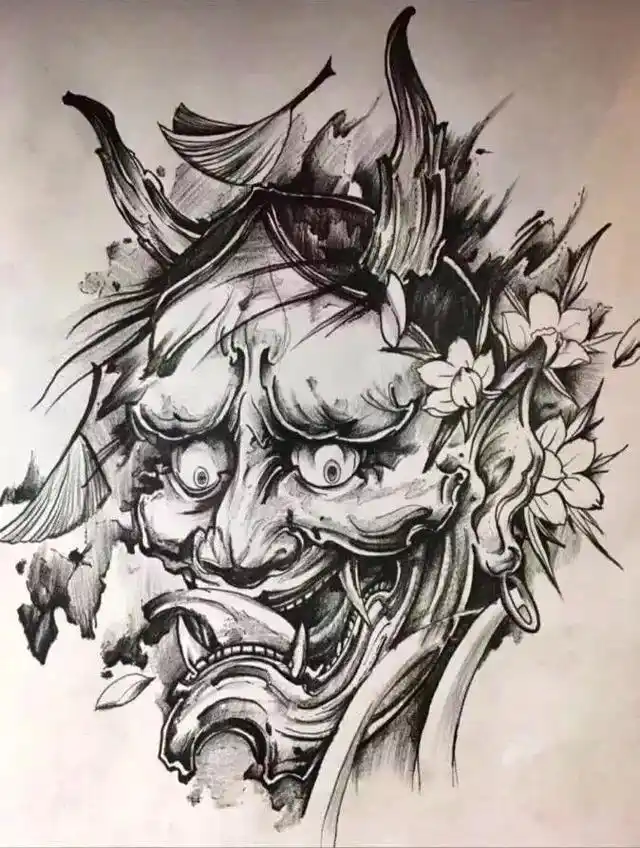 新传统般若纹身素材纹身皮秒洗纹身点阵修复洗眉可约