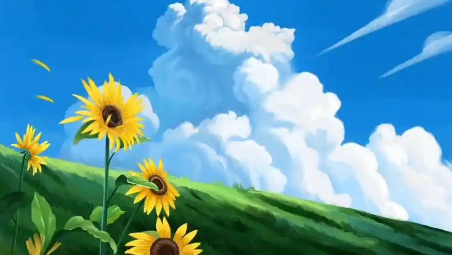 用ipad临摹了宫崎骏的场景