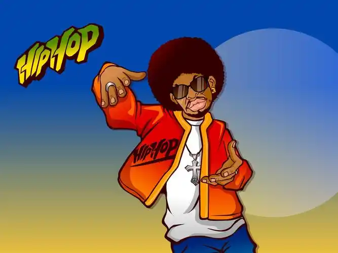 矢量卡通街舞图片