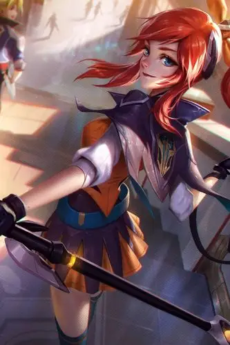 英雄联盟lol光辉女郎拉克丝战斗学院皮肤