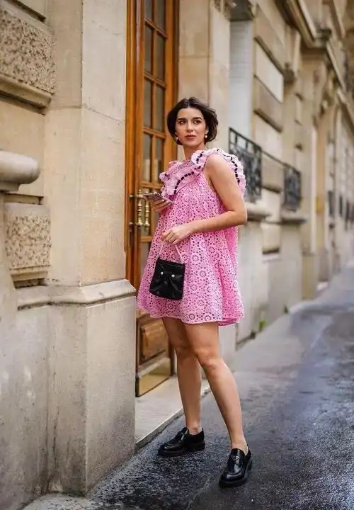 春天穿裙子别总搭小白鞋,试试这款乐福鞋,时尚舒适又方便!