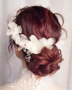 【新娘盘发】_最新新娘盘发发型图片大全_发型怎么扎好看-发藏网