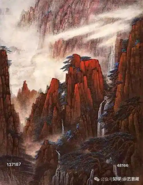 国画山水～红色江山美如画 题材创作学习 作品集