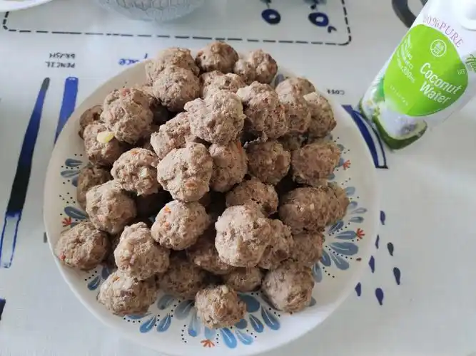 q弹健康美味水汆牛肉丸