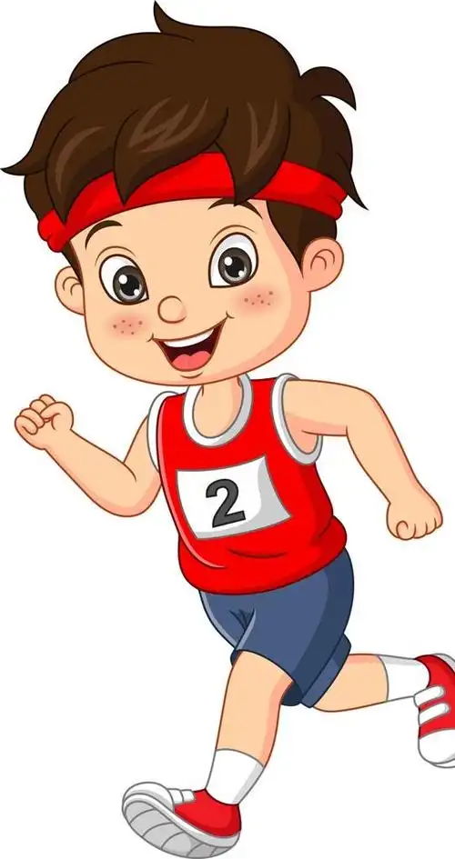 运动卡通人物图片