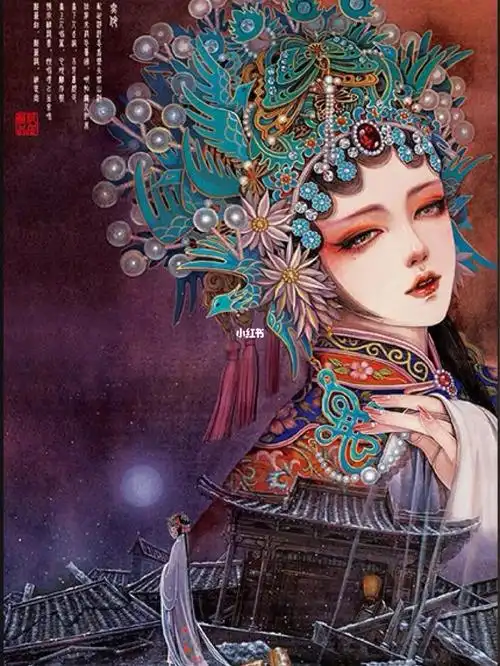 自行保存哦其实自己画的和原图还是有点差距滴戏曲人物那一篇绘画工具