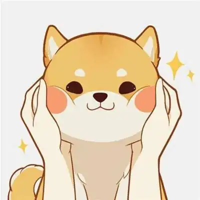 柴犬单身狗卡通头像 可爱卡通柴犬手绘高清头像大全