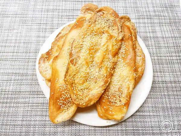 正宗的老上海油酥大饼 | 烤出来的金黄酥脆