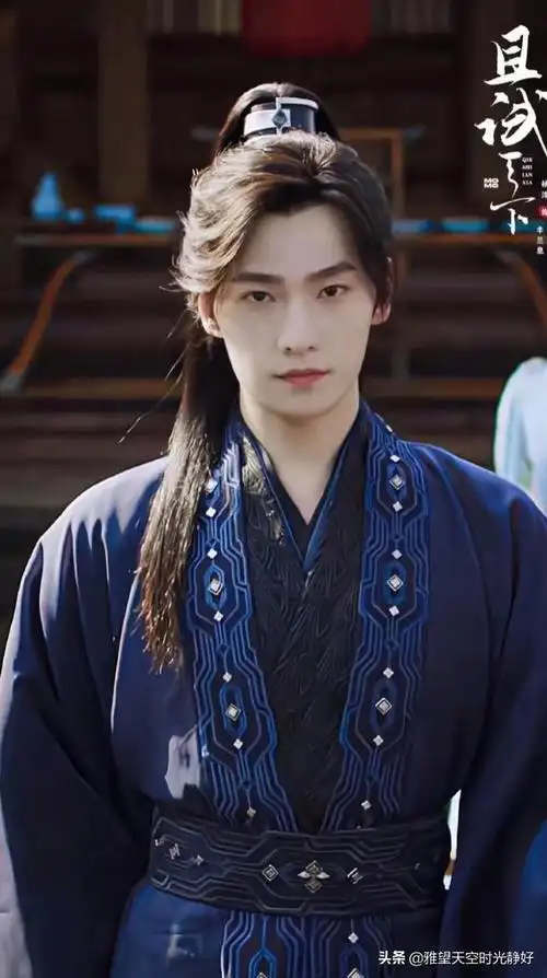 男古装头发(古装剧中男明星全束发vs披发)(12)