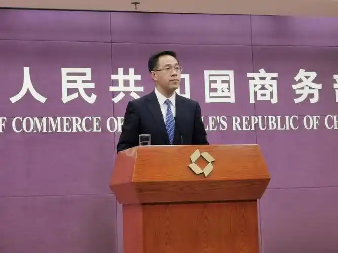 商务部新闻发言人高峰 封面新闻记者滕晗 摄影