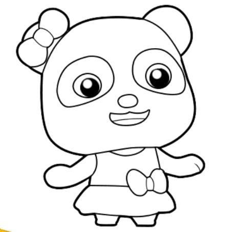 简笔画,画画,涂色 3岁到6岁涂色画