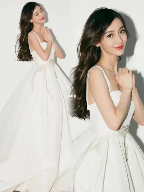 选纱攻略跟着angelababy选婚纱不会错