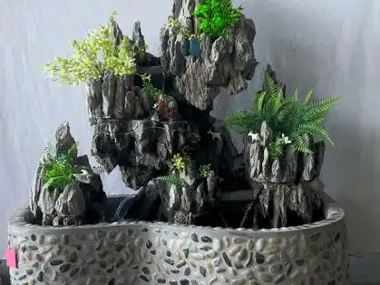 g245 假山流水盆景 | 安装便捷美观大方