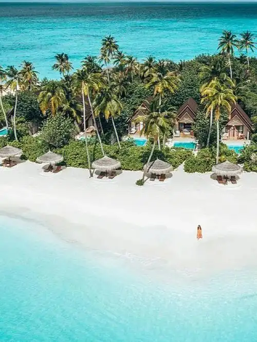 马尔代夫fushifaru绝美小岛拖尾沙滩9k75