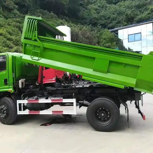 定制自卸车加盖自卸车篷布加盖垃圾清运车专用创信机械