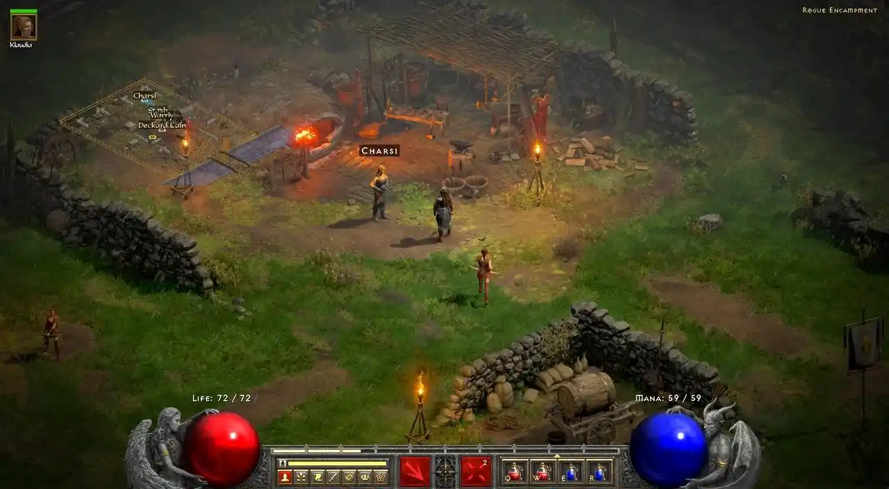 《暗黑破坏神2》玩家诞生的初始之地——罗格营地