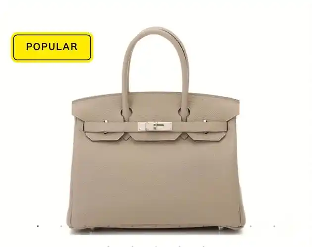 日本中古爱马仕柏金包30turtiergrey