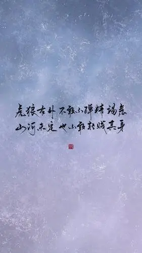 杀破狼手写壁纸