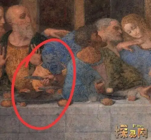 最后的晚餐的秘密图解最后的晚餐多了一只手