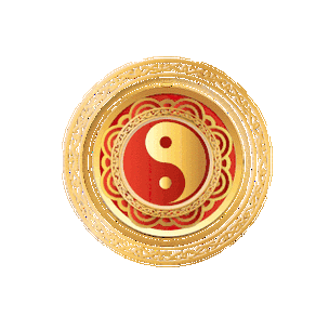 太极八卦装饰旋转中国风gif图素材
