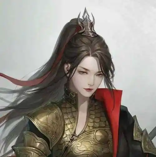 一个威风凛凛的女将军