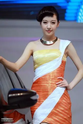 长春车展人像 精致超模张紫薇