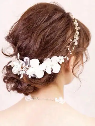 2018流行韩式盘发发型,好看唯美的盘发发型!