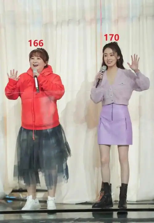 明星真实身高曝光!