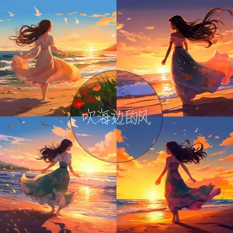 ai绘画 #唯美意境 #头像#海边拍 - 抖音