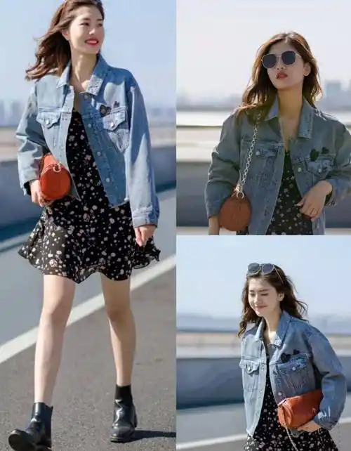 "浅色牛仔外套"穿不腻!搭配这些单品清爽干净,春季出门美美哒
