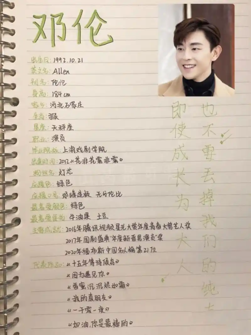 邓伦图片和资料