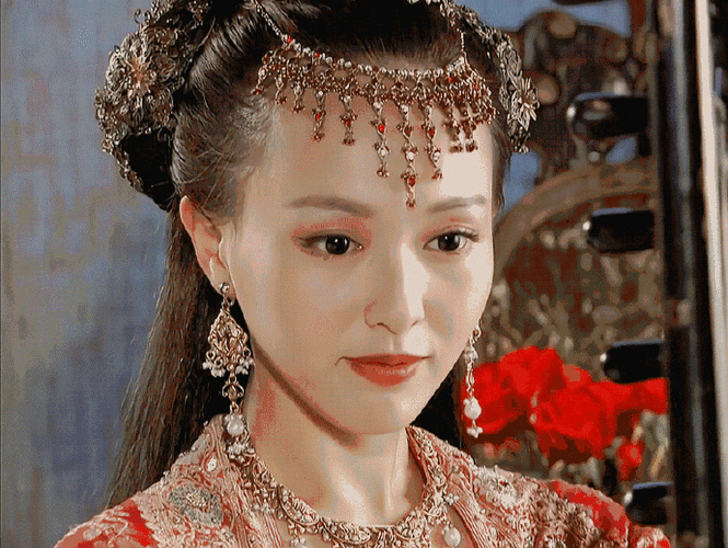 唐嫣演出古代才女的竹韵风骨#永远可以相信唐嫣的古装造型!