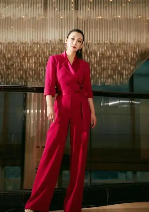 秦海璐脸肿到认不出!拖地裤配无袖风衣毫无美感,穿出1米5既视感