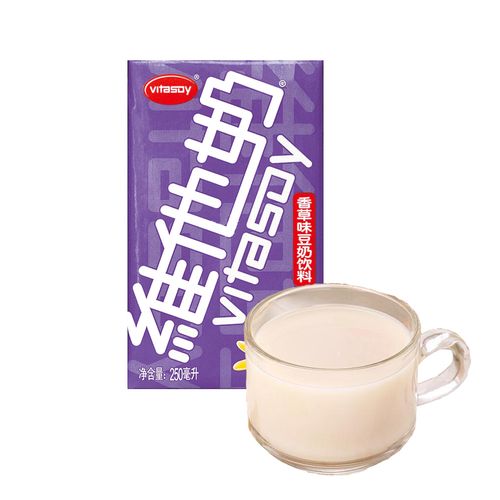 维他香草豆奶250ml24盒整箱休闲办公室早餐奶豆植物蛋白饮料