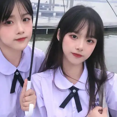 亲密双人闺蜜真人头像