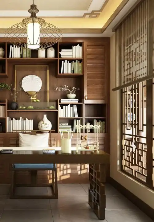 这7个新中式书房美绝了难怪身边的老师公务员纷纷要这样装