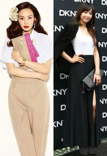 李娜英宋茜撞脸 穿衣搭配大pk