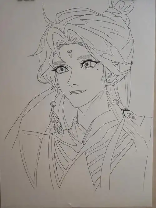 临摹少年感古装