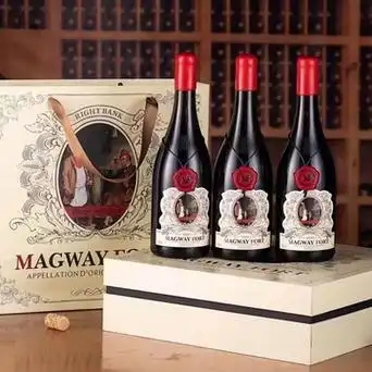 法国原瓶进口红酒aoc 混酿干红葡萄酒 750ml送礼酒庄直供批发正品