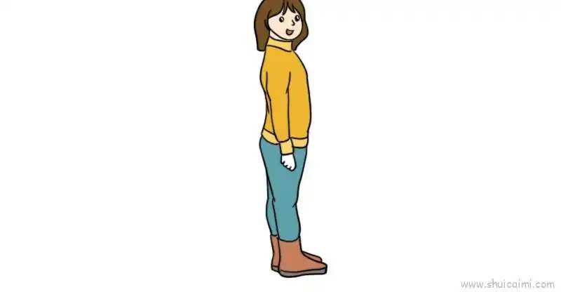 侧面人物儿童画怎么画 侧面人物简笔画简单又好看