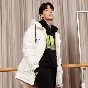 匡威男张艺兴同款羽绒服2021春新款长款加厚保暖外套10019988-a02