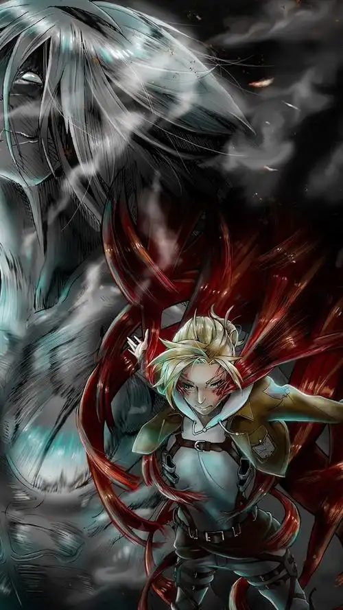 进击的巨人 亚妮 annie 女巨人 手机壁纸 - 子书霁云