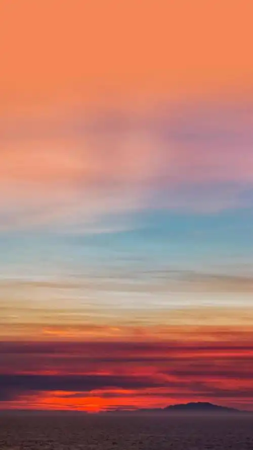 唯美夕阳晚霞天空风景