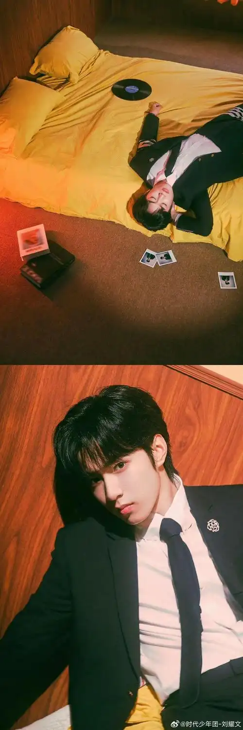 刘耀文西装光影这满分的氛围感今晚见