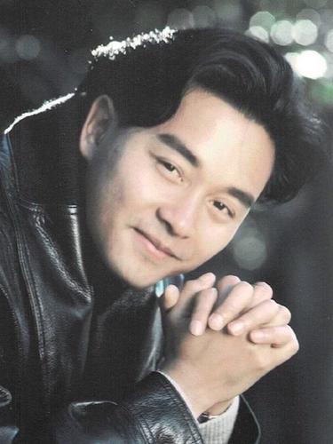 张国荣哥哥同款假发中分黑色短发男生帅气发型仿真发拍摄视频道具