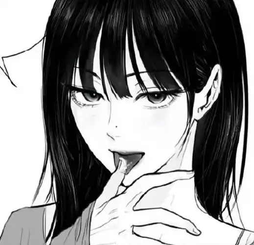 黑色二次元女生头像