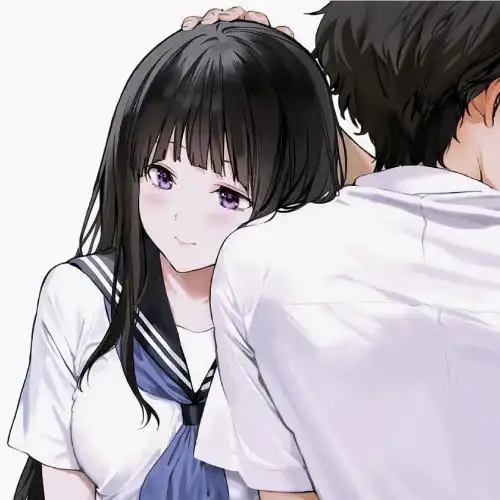 优质男左女右动漫情侣头像,愿你有人陪伴不再害怕孤单