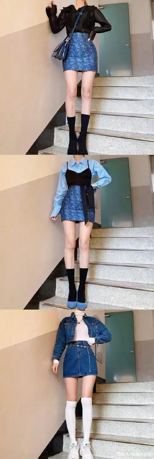 长腿美女穿裙子真是太好看了